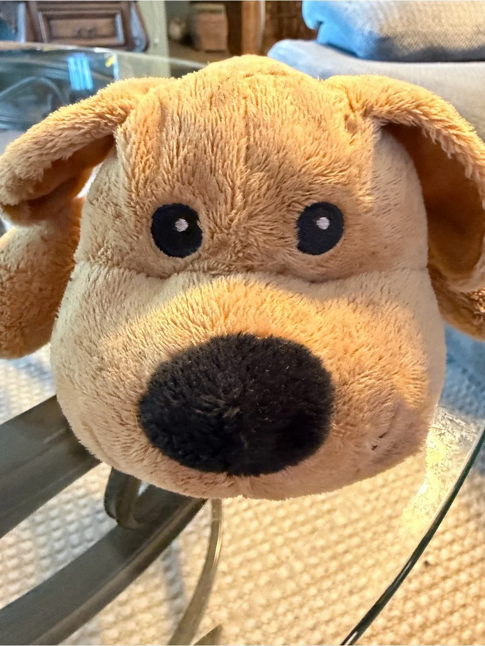 Melissa & Doug examine & treaPlush Brown Puppy Dog Toy - Soft Tan & Black